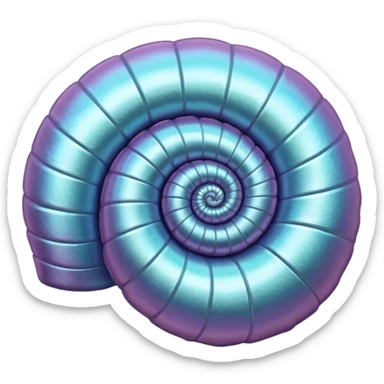 Spiral Shell sticker