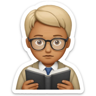 person reading data sticker