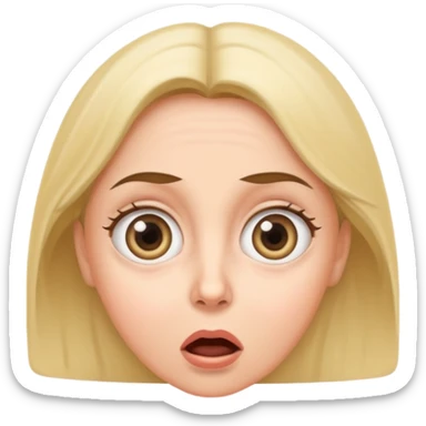 Surprised mother sticker