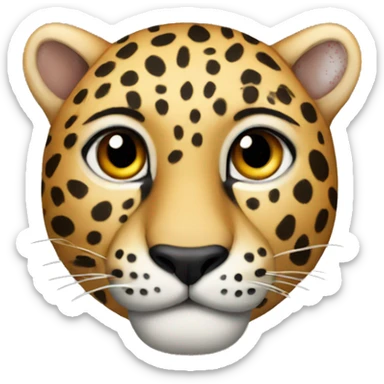 leopard  sticker