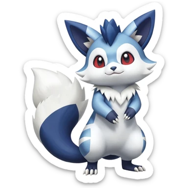 Furret-Meowstic-Zangoose-Hybrid (Full body) sticker
