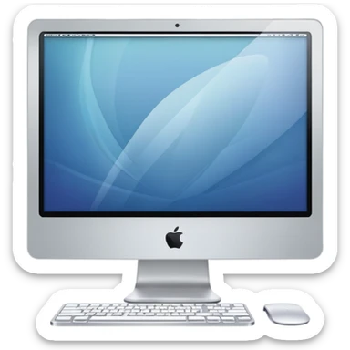 Apple iMac Y2K sticker