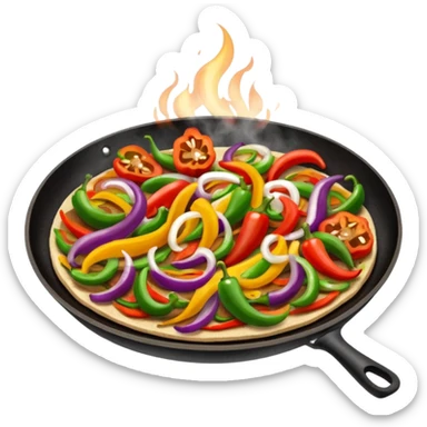 fajitas dinner sticker