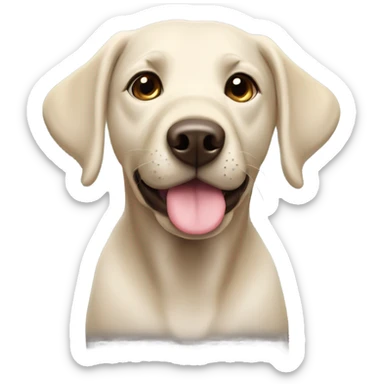 Black labrador retriever ￼ sticker