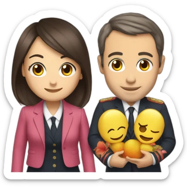 Aya Nakamura et macron sticker