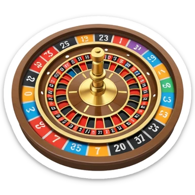 kid friendly roulette wheel spinner sticker