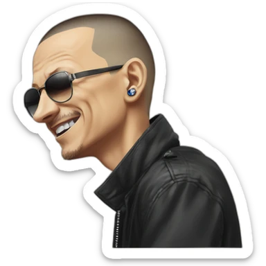 chester bennington sticker