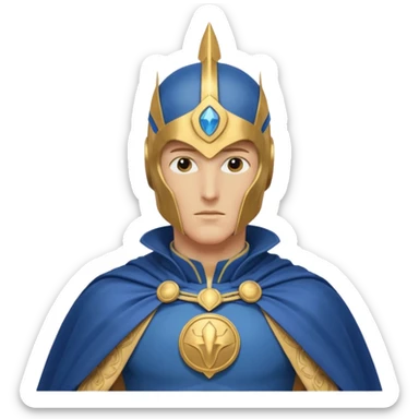doctor fate with cape and helmet sticker