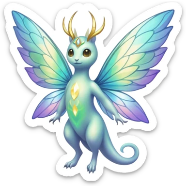 Spiritual divine Fairy-type Fakémon-animal-creature sticker