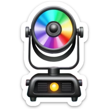 colorfull Stage light projectors sticker