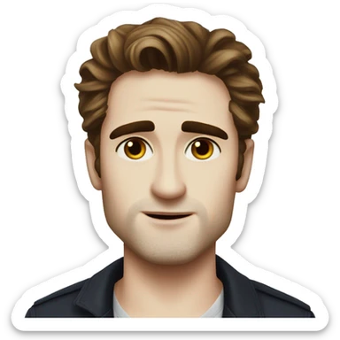 Robert Patterson as Edward Cullen in twilight sticker