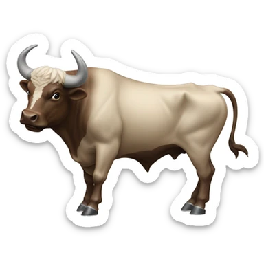 Bucking Bull full body sticker