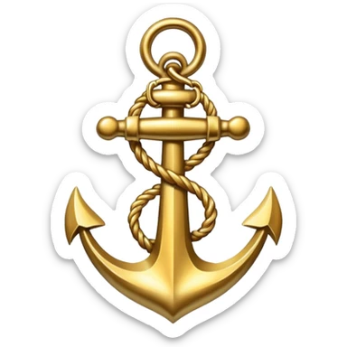 sparkly anchor sticker
