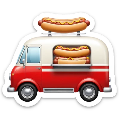 Hot dog van🚐 sticker