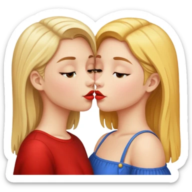 Kiss girl kiss girl  sticker
