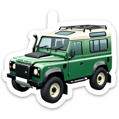 Land Rover Defender - Land Rover (Model Year: 2022) (Iconic colour: Green) sticker