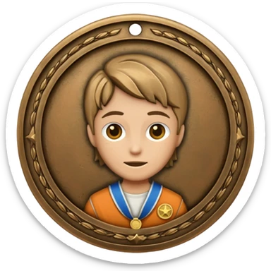 médaille du courage Cerballaince sticker