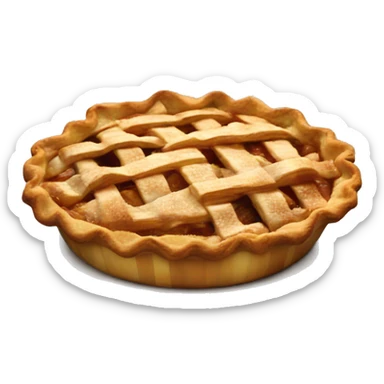 apple pie cinnamon  sticker