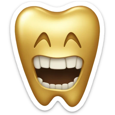 Gold Tooth  sticker