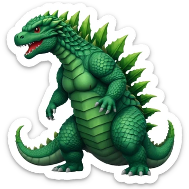 Godzilla sticker