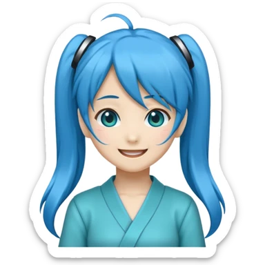 Hatsune Miku emoji sticker