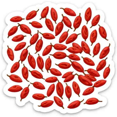 dried goji berries sticker