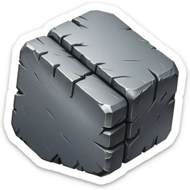 generate ultra realistic aluminum ore sticker