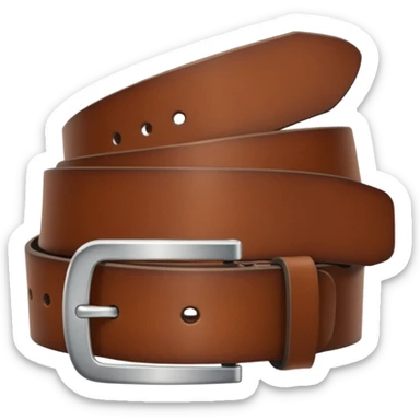 A belt emoji sticker