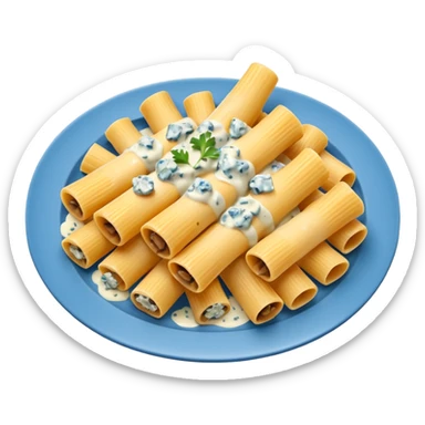 rigatoni mushrooms with blue cheese sauce sticker