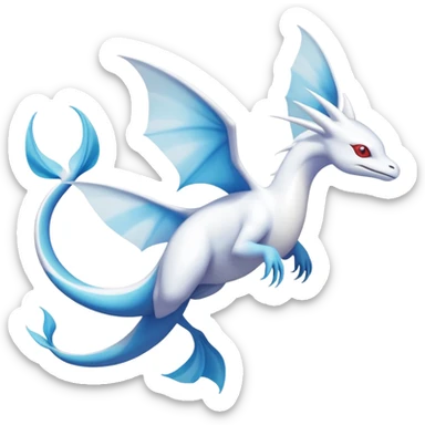 Dragonair-Latias-Fakémon-hybrid-creature (full body)  sticker