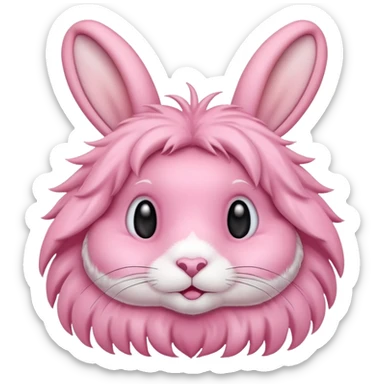 pero rosado 🐰 sticker