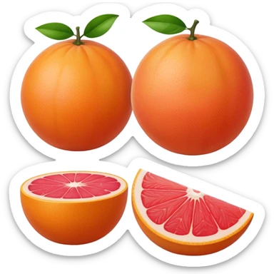 grapefuit  sticker