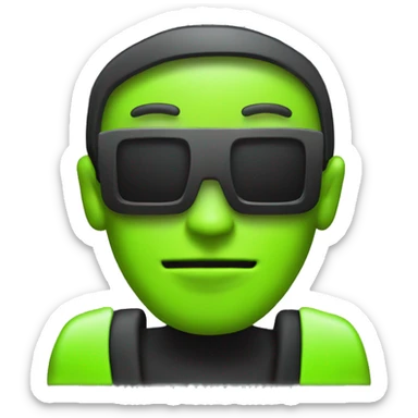 coder programmer laptop neon looks like hacker with black theme sticker