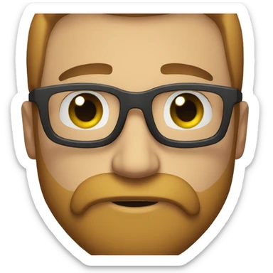 "serious guy with beard" sticker