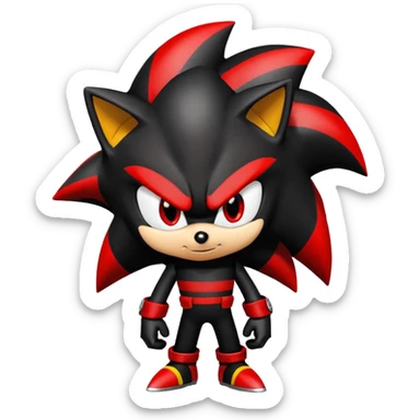 Shadow the hedgehog sticker