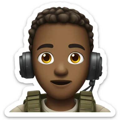 Boy playing call of duty  sticker