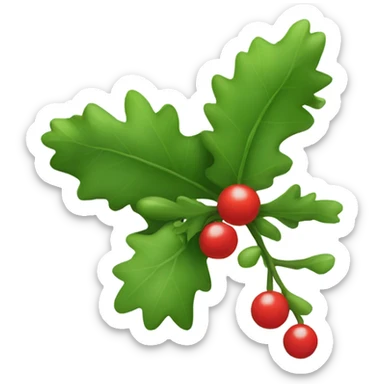 Mistletoe sticker