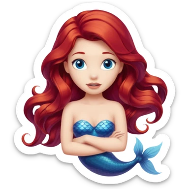 Ariel the mermaid sticker