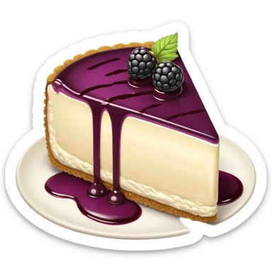 black berry cheese cake  sticker