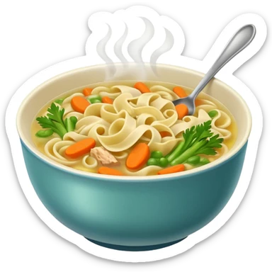 Chicken noodle soup  sticker