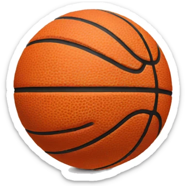 Basket ball sticker