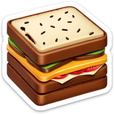 chocolate sandwich sticker