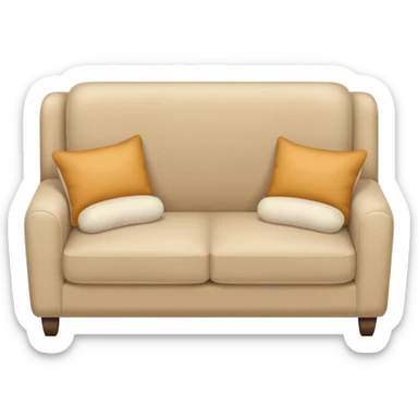 birdseye view sofa sticker