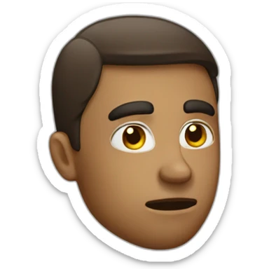 Not interested in something  sticker