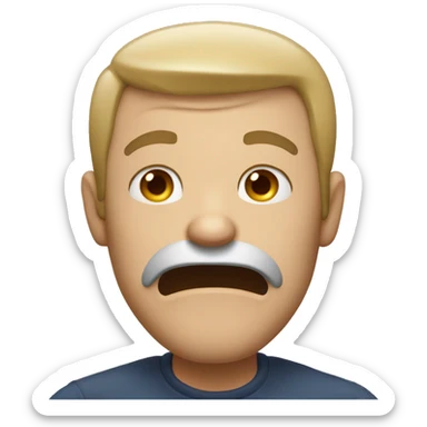 A man that’s mad sticker