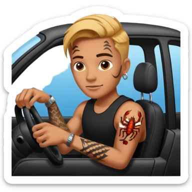 Scorpio n car sticker