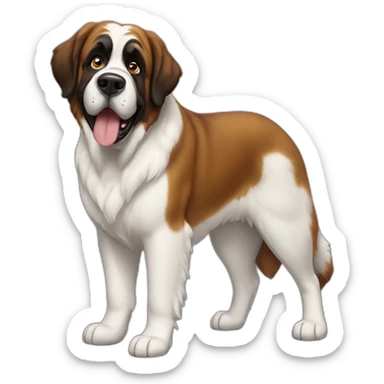 st-bernard-run sticker