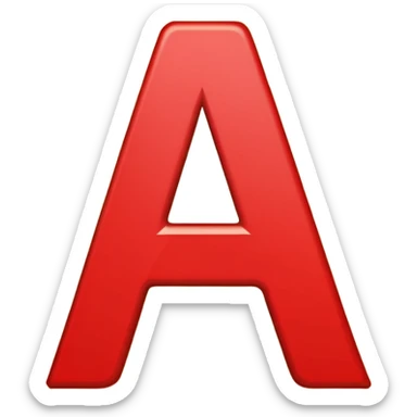 Letters 'NA' in red colour sticker