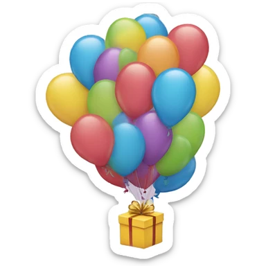 Happy Birthday Balloon sticker