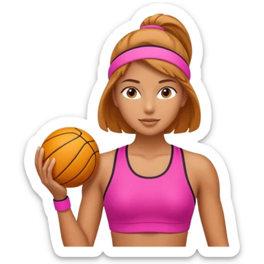 intelligence artificielle femme sportive sticker